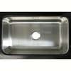 Gourmetier GKUS3018 Undermount Single Bowl Kitchen Sink, Brushed GKUS3018